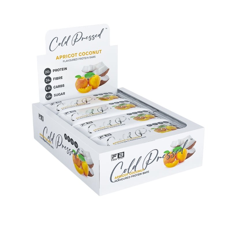 Fibre Boost Apricot Coconut box of 12 protein bars