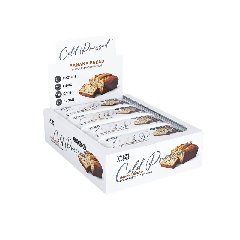 Fibre Boost Banana Bread box of 12 protein bars