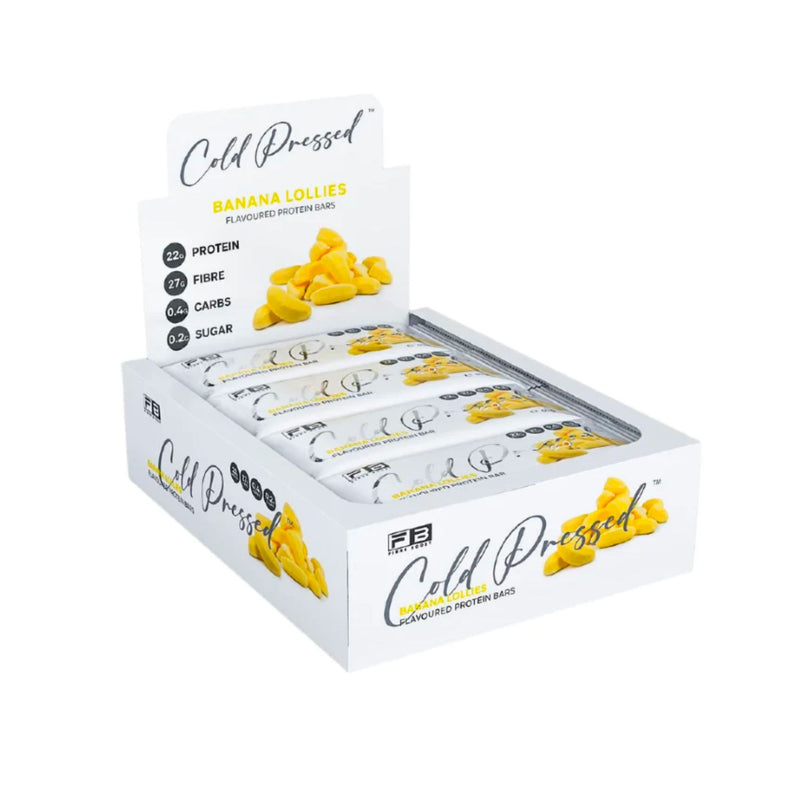 Fibre Boost Banana Lollies box of 12 protein bars